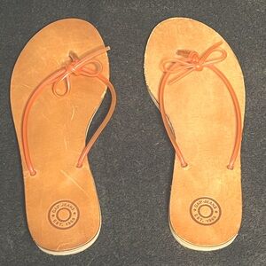 GAP Jeans Tan Sandals  (around size 9-10)